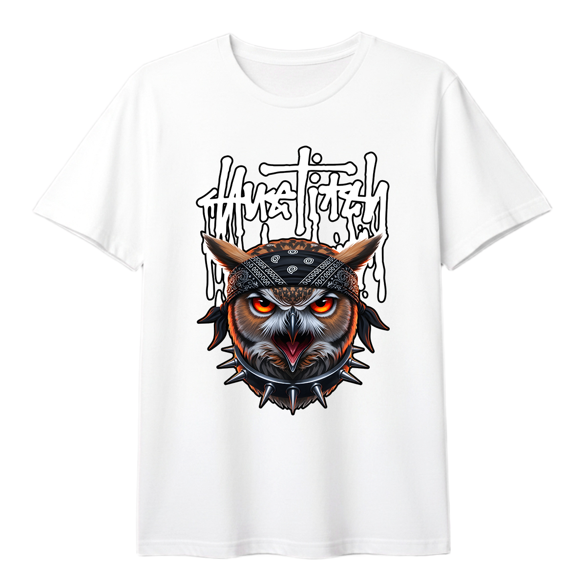 "Bandana Boss Owl" T-shirt