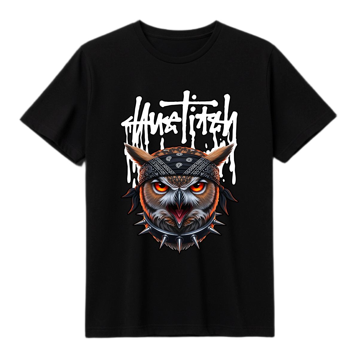 "Bandana Boss Owl" T-shirt