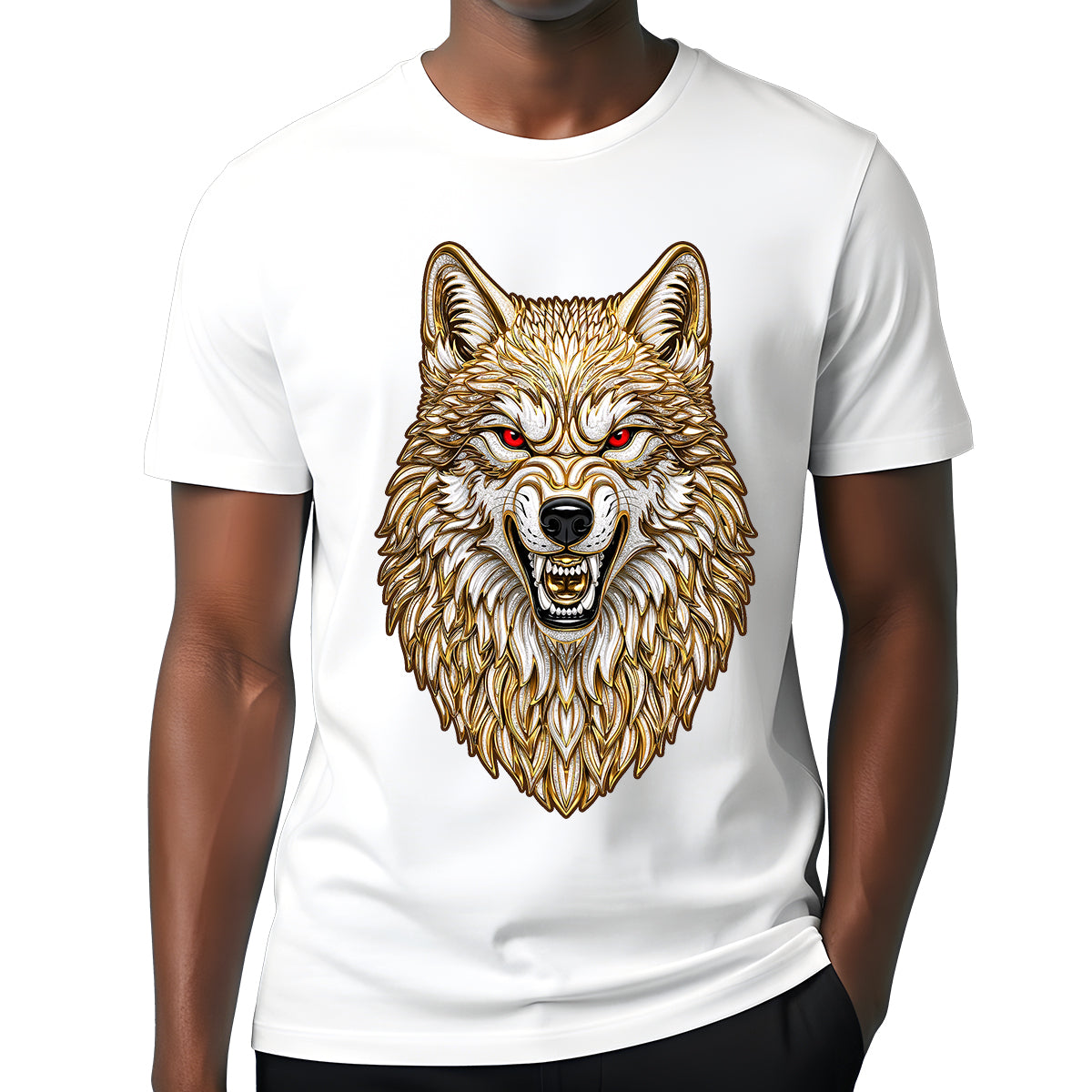 "Alpha Wolf" T-shirt 12-011 A
