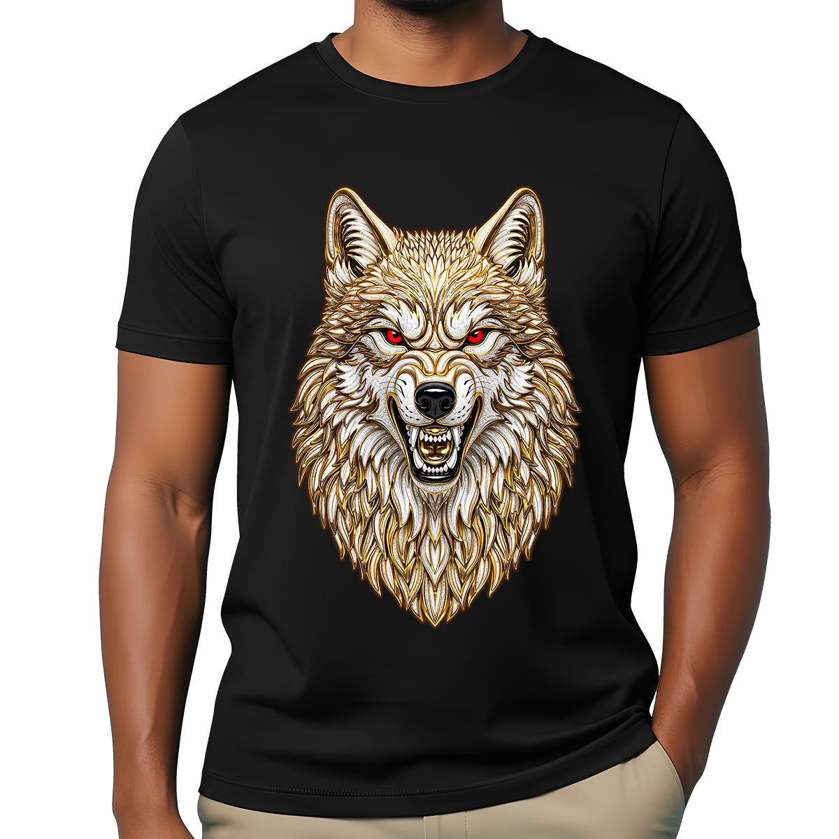"Alpha Wolf" T-shirt 12-011 A