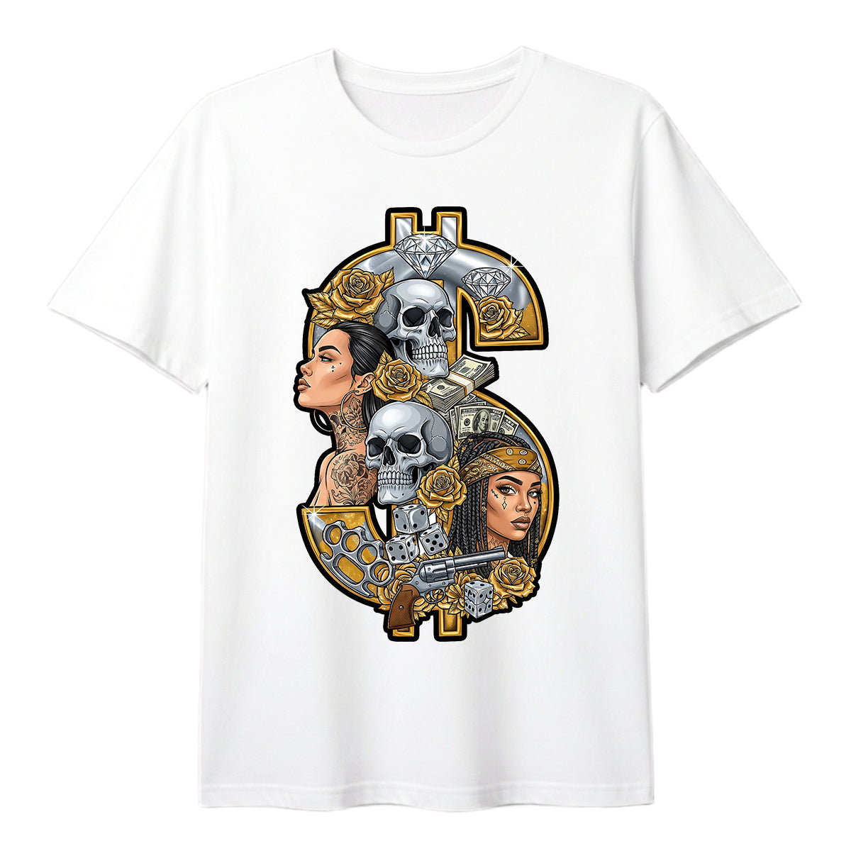 "Gold & Grit Dollar" T-shirt 12-014 A