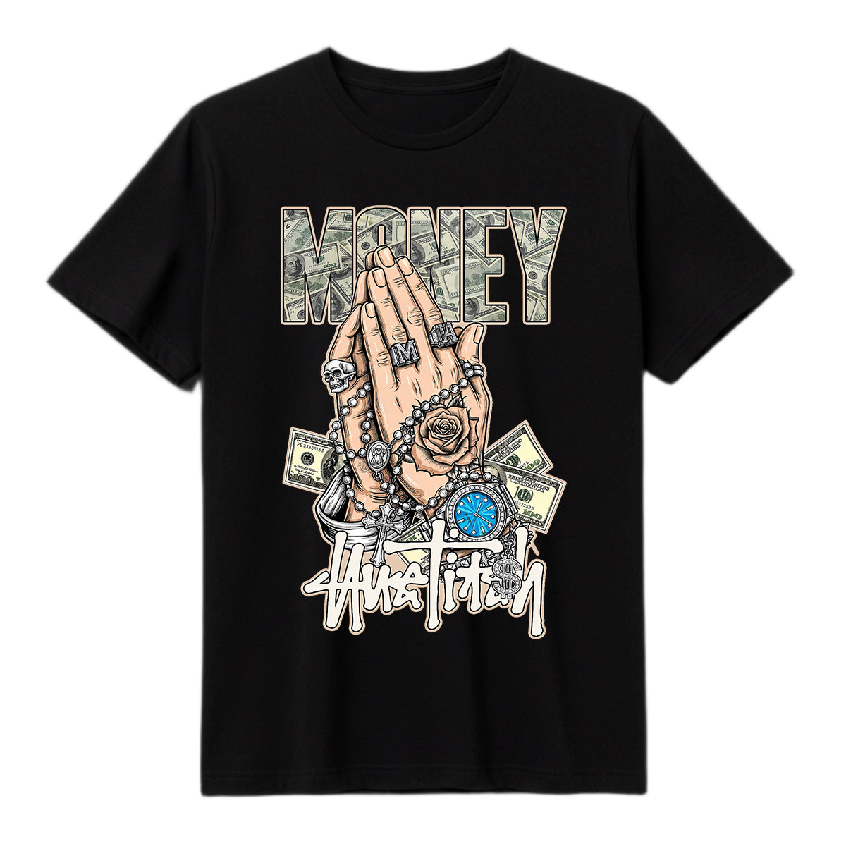 "Pray & Profit" T-shirt 12-020 A