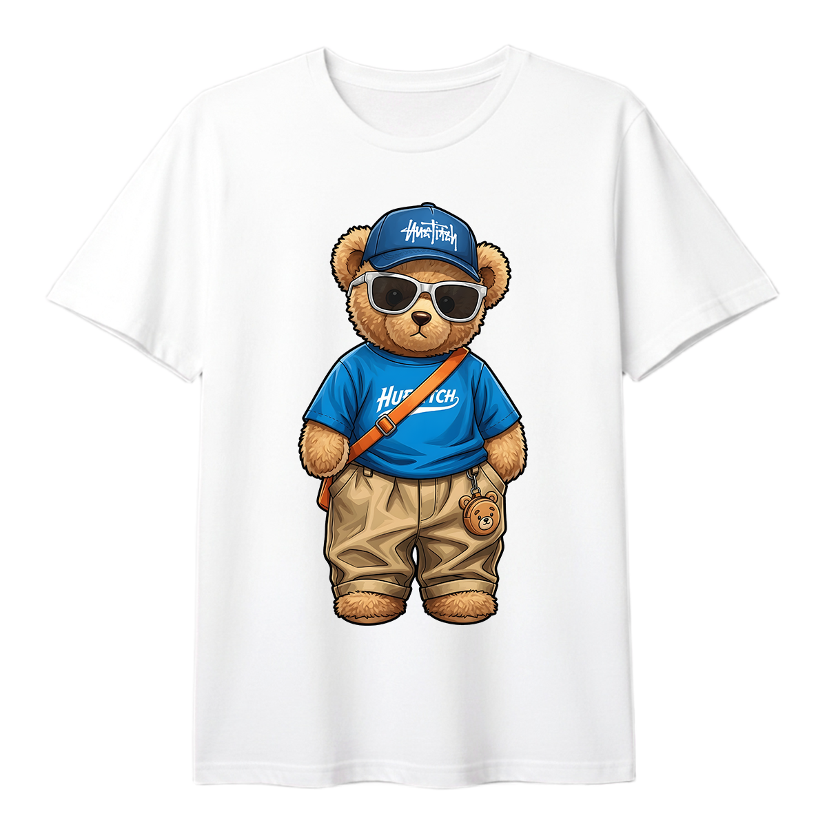 "Fresh Stitch Teddy"T-shirt