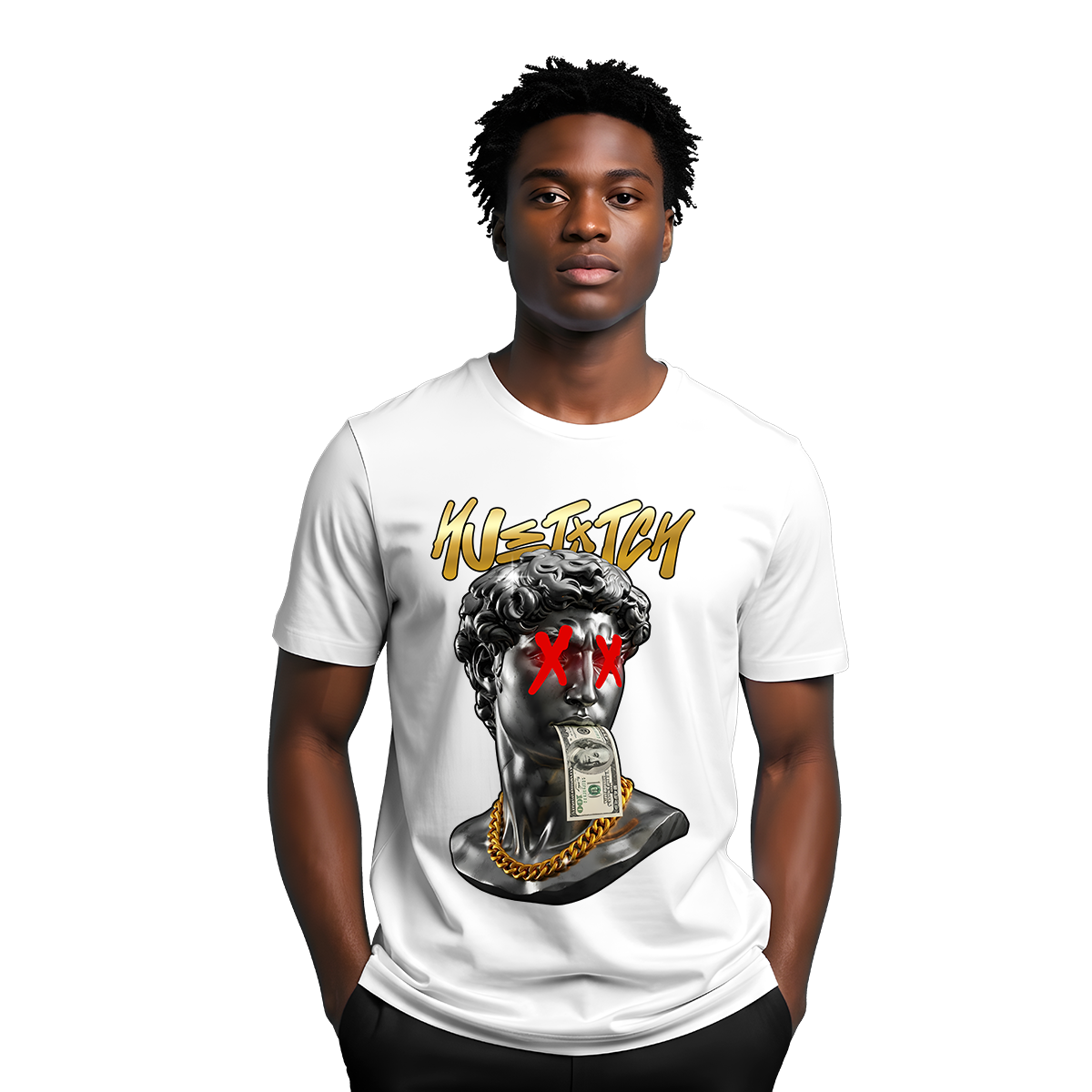 "Hustich Noir" T-shirt