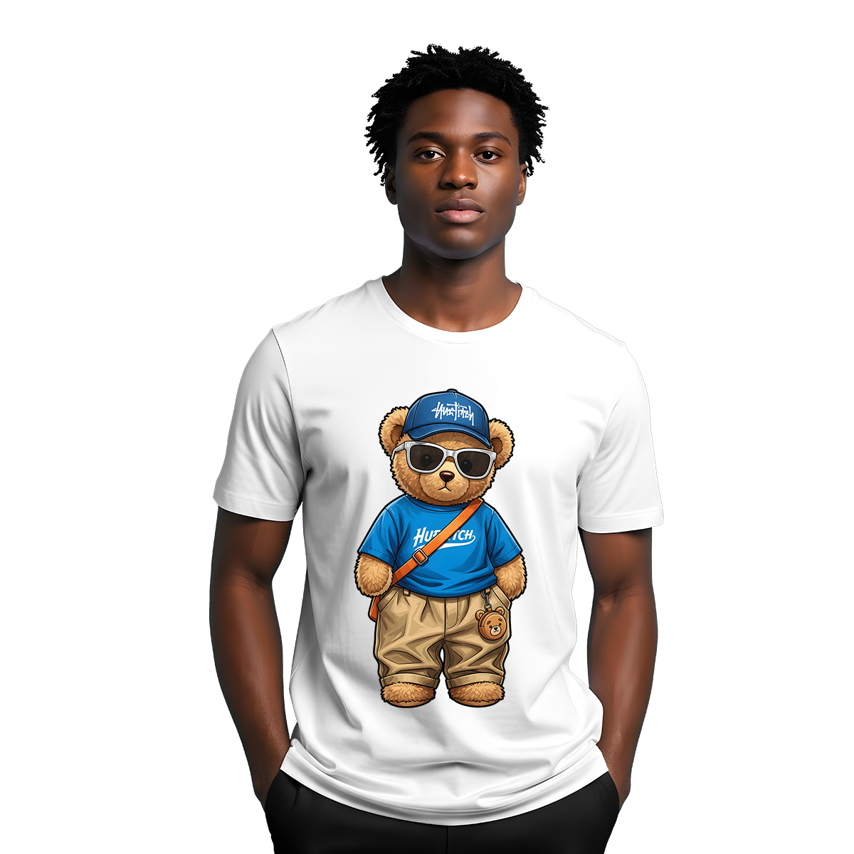 "Fresh Stitch Teddy"T-shirt