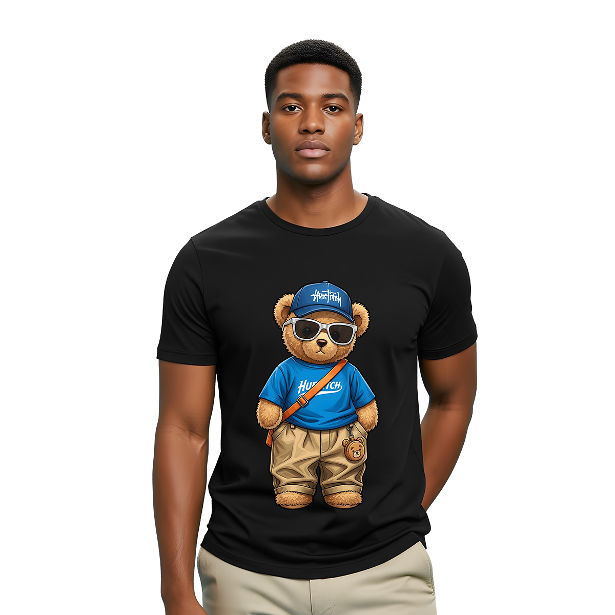 "Fresh Stitch Teddy"T-shirt