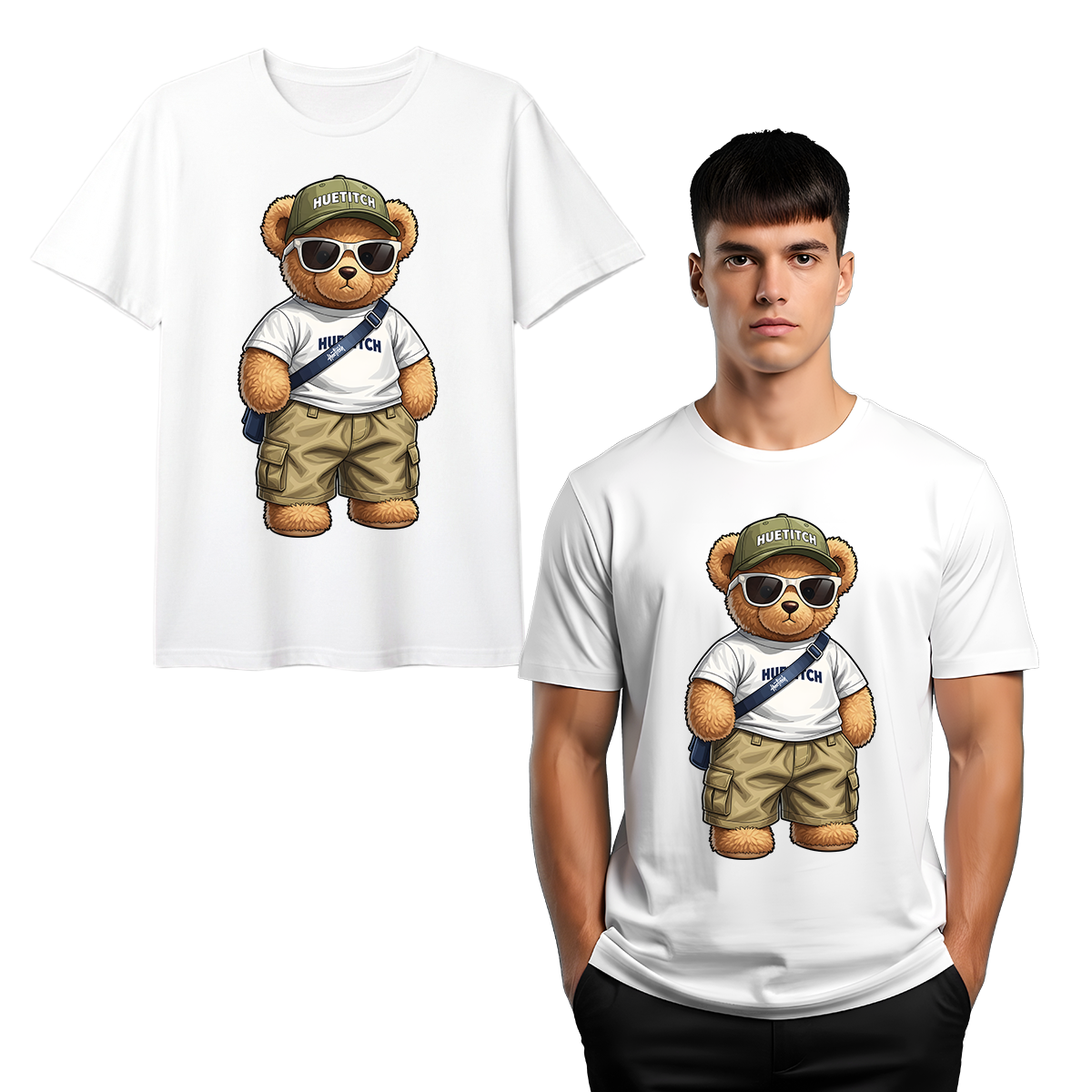 "Streetwear Teddy"T-shirt