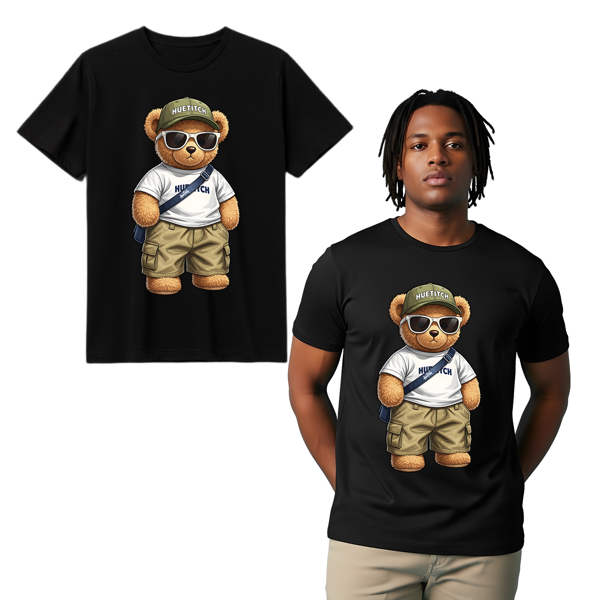 "Streetwear Teddy"T-shirt