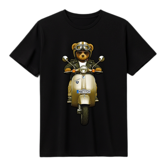 " Khaki Scooter Teddy 1" T-shirt
