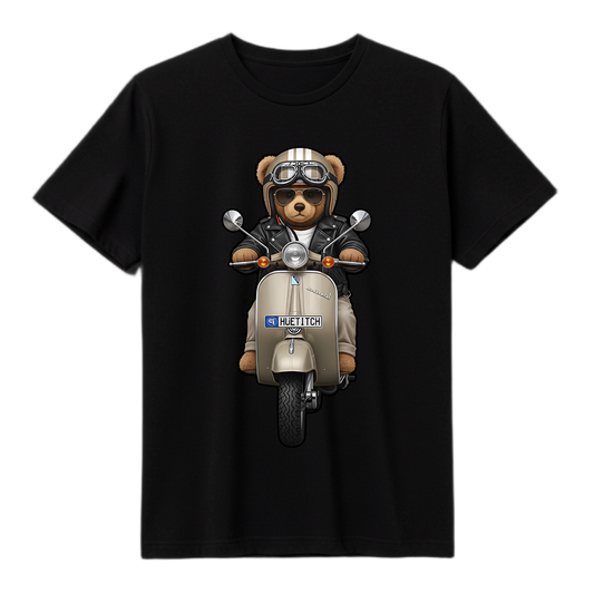 " Khaki Scooter Teddy 2" T-shirt