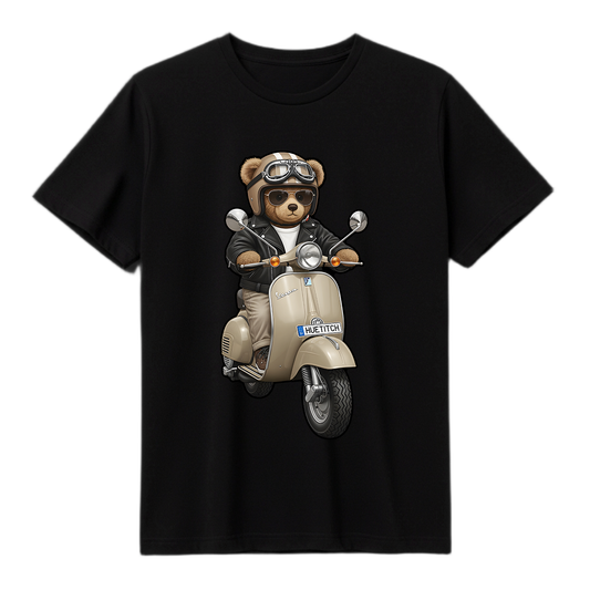 " Khaki Scooter Teddy 4" T-shirt