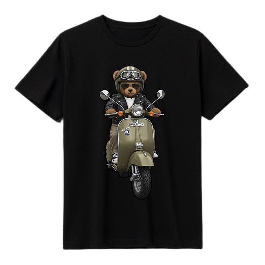 " Khaki Scooter Teddy5" T-shirt