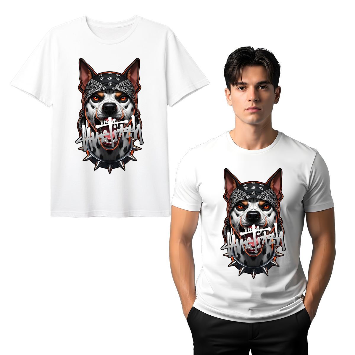 "Rebel Dalmatian" T-shirt