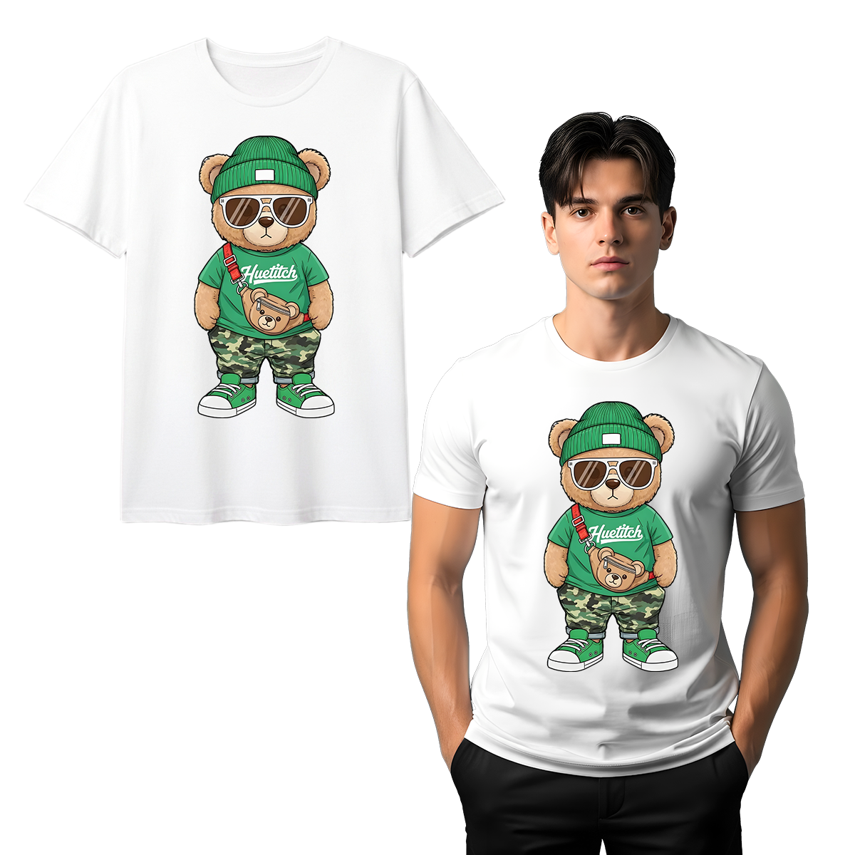 "Caffeine Bear" T-shirt