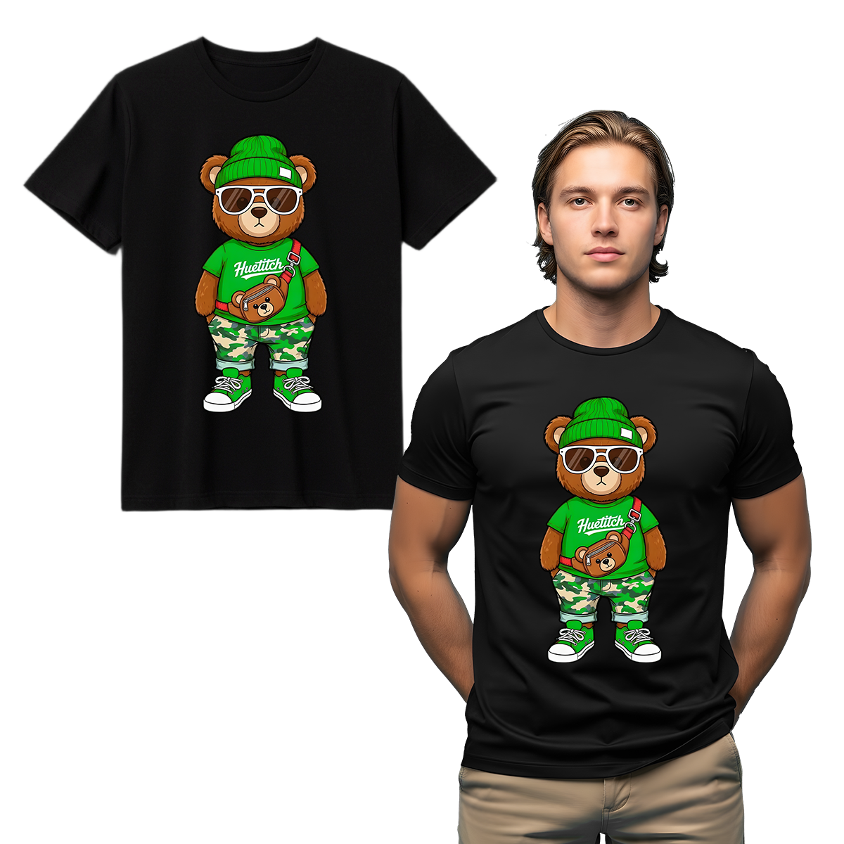 "Pixel Bear" T-shirt
