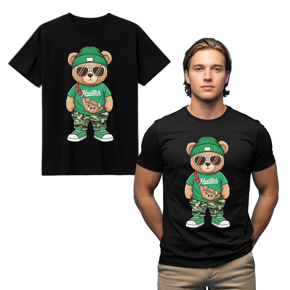 "Caffeine Bear" T-shirt