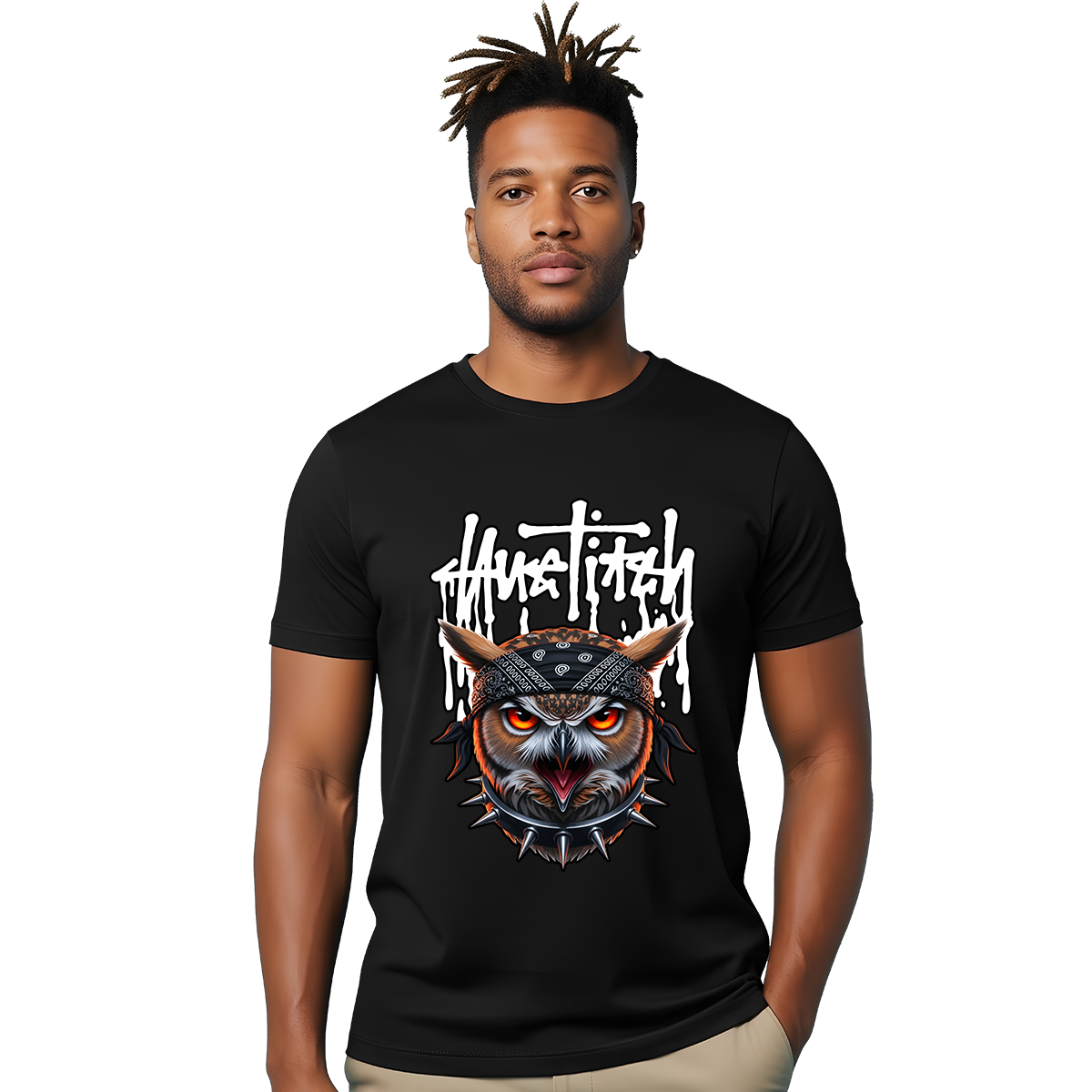 "Bandana Boss Owl" T-shirt