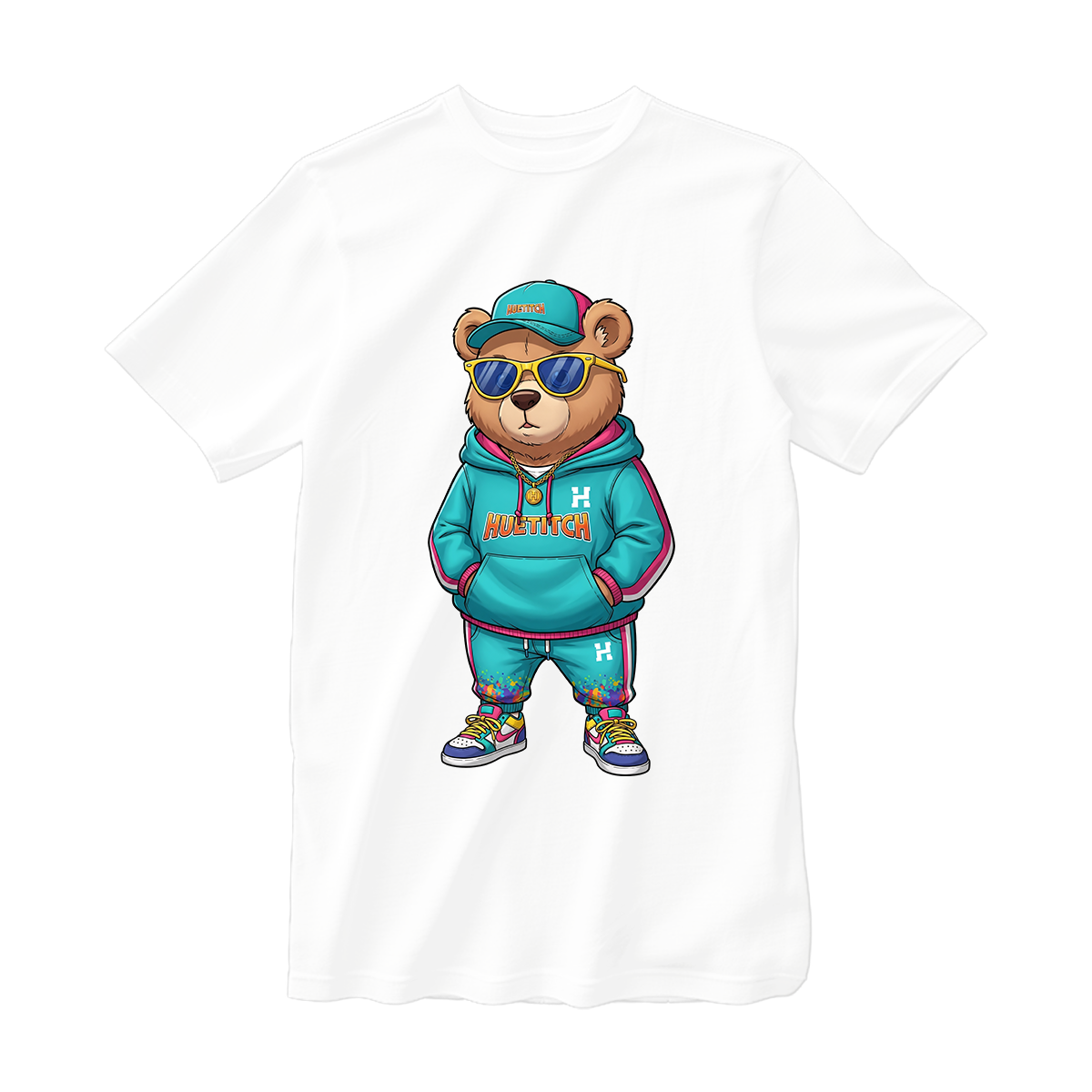 huetitch T-shirt bear 01-13