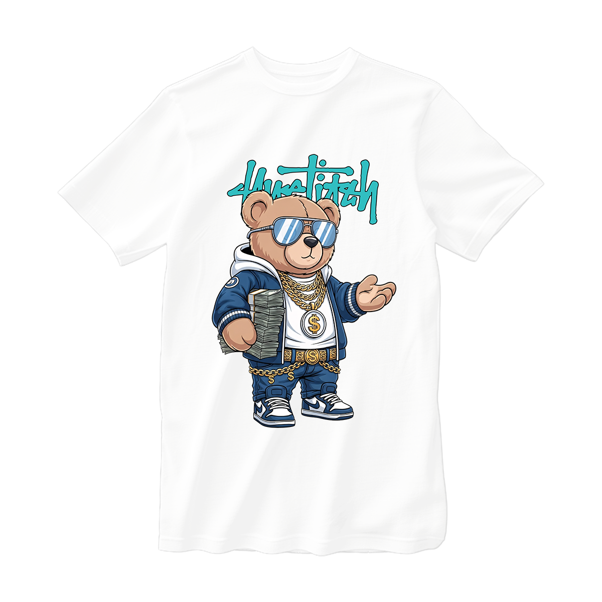 huetitch T-shirt bear 01-14