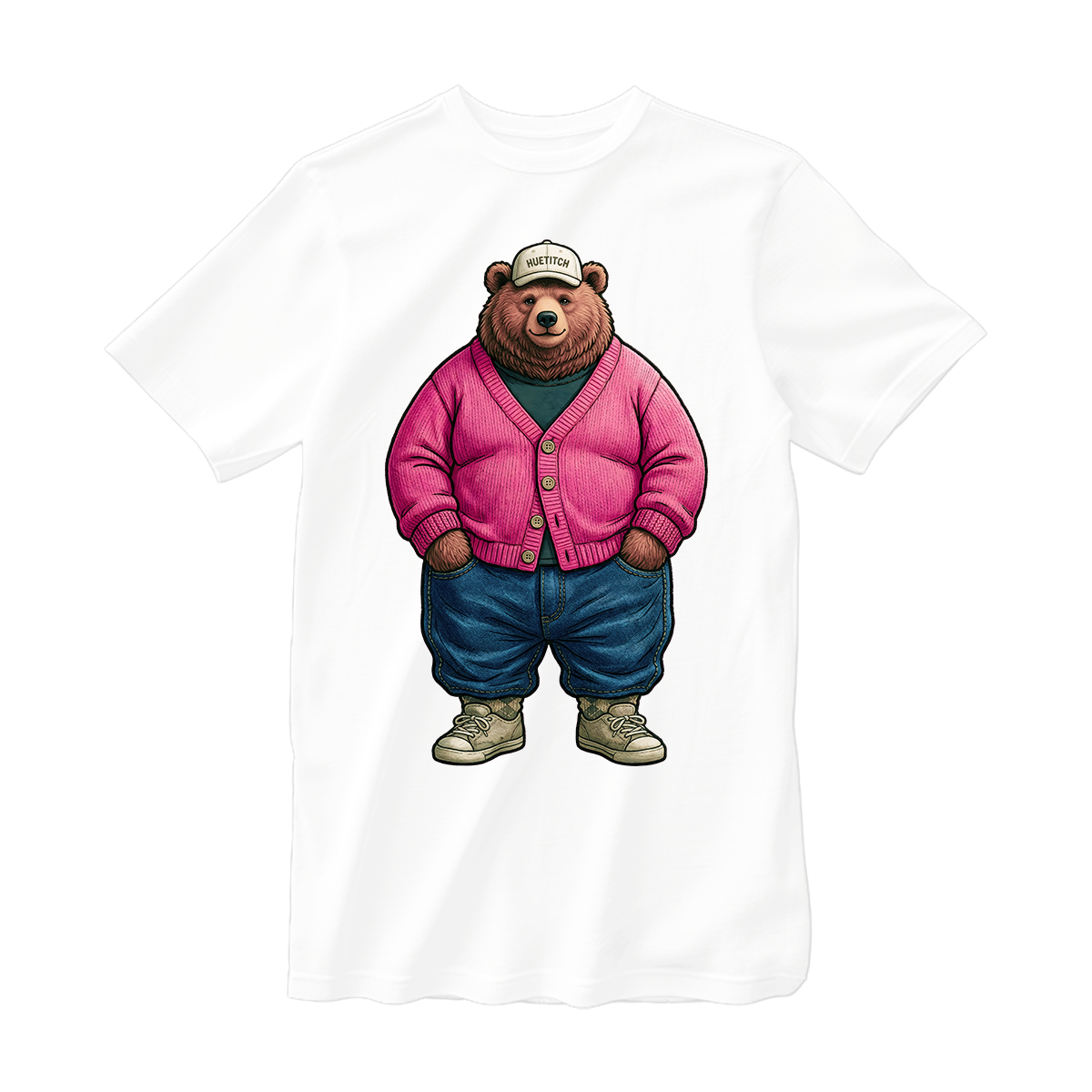 huetitch T-shirt bear 01-26
