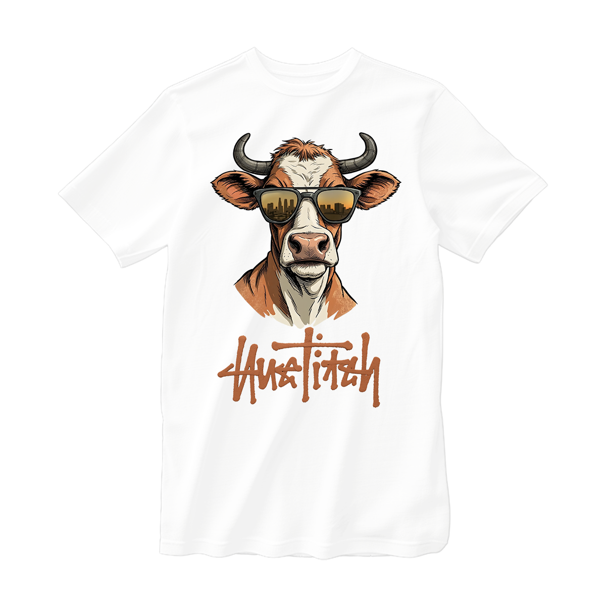 huetitch T-shirt cow 01-02