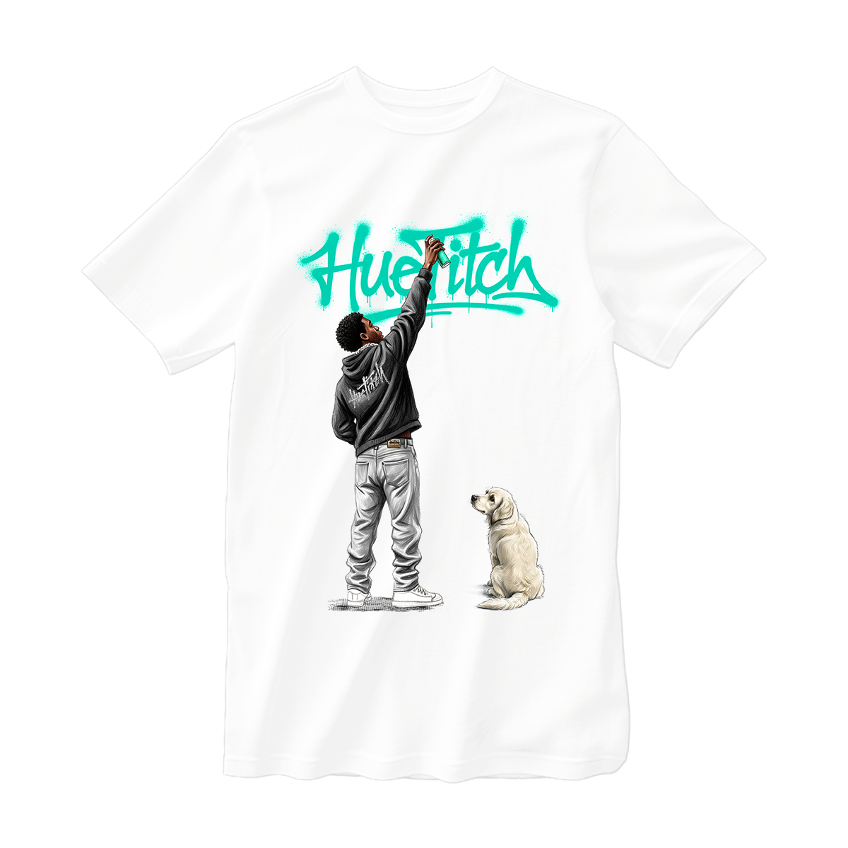 huetitch T-shirt dog 01-07