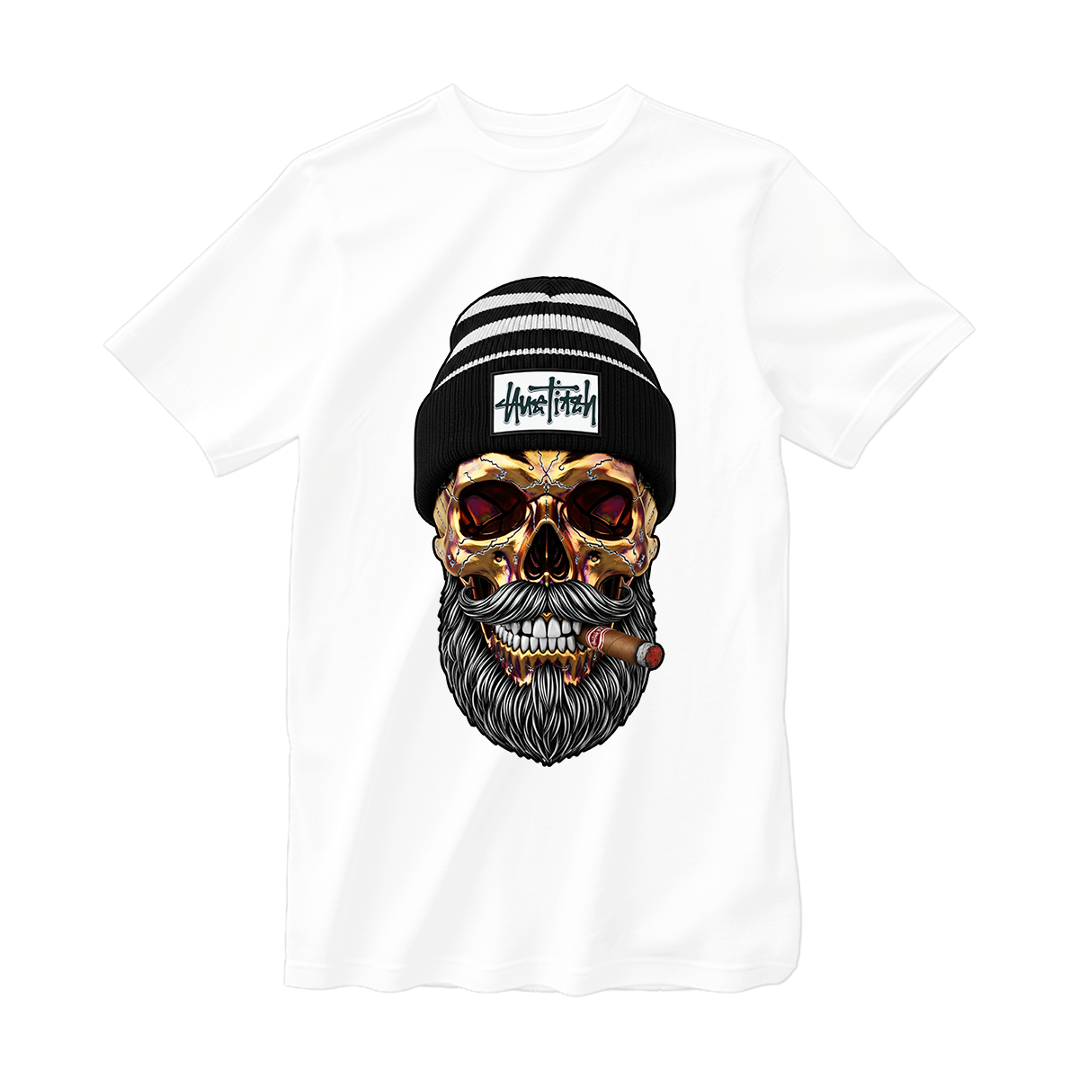 huetitch T-shirt skeleton 01-01