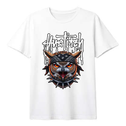 "Bandana Boss Owl" T-shirt