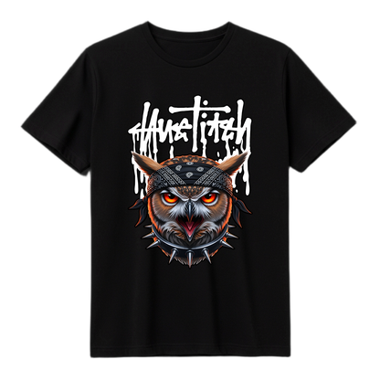 "Bandana Boss Owl" T-shirt