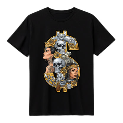 "Gold & Grit Dollar" T-shirt 12-014 A