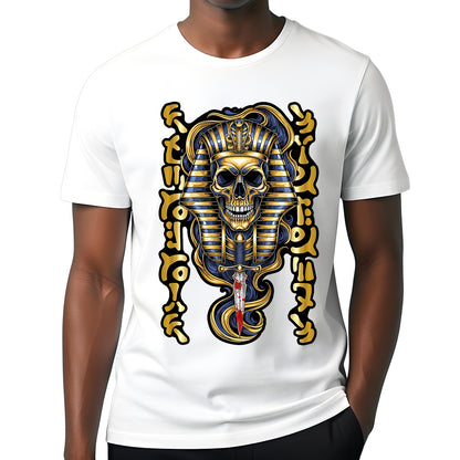 "Pharaoh’s Curse Skull" T-shirt 12-015 A