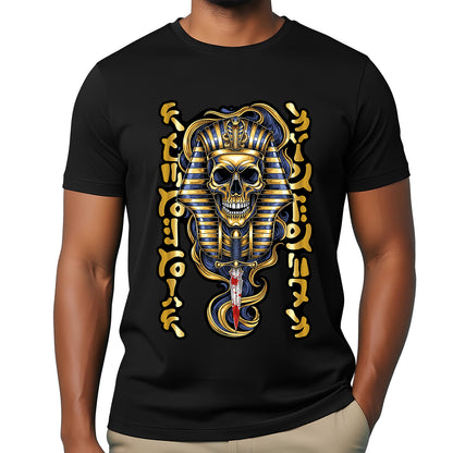 "Pharaoh’s Curse Skull" T-shirt 12-015 A