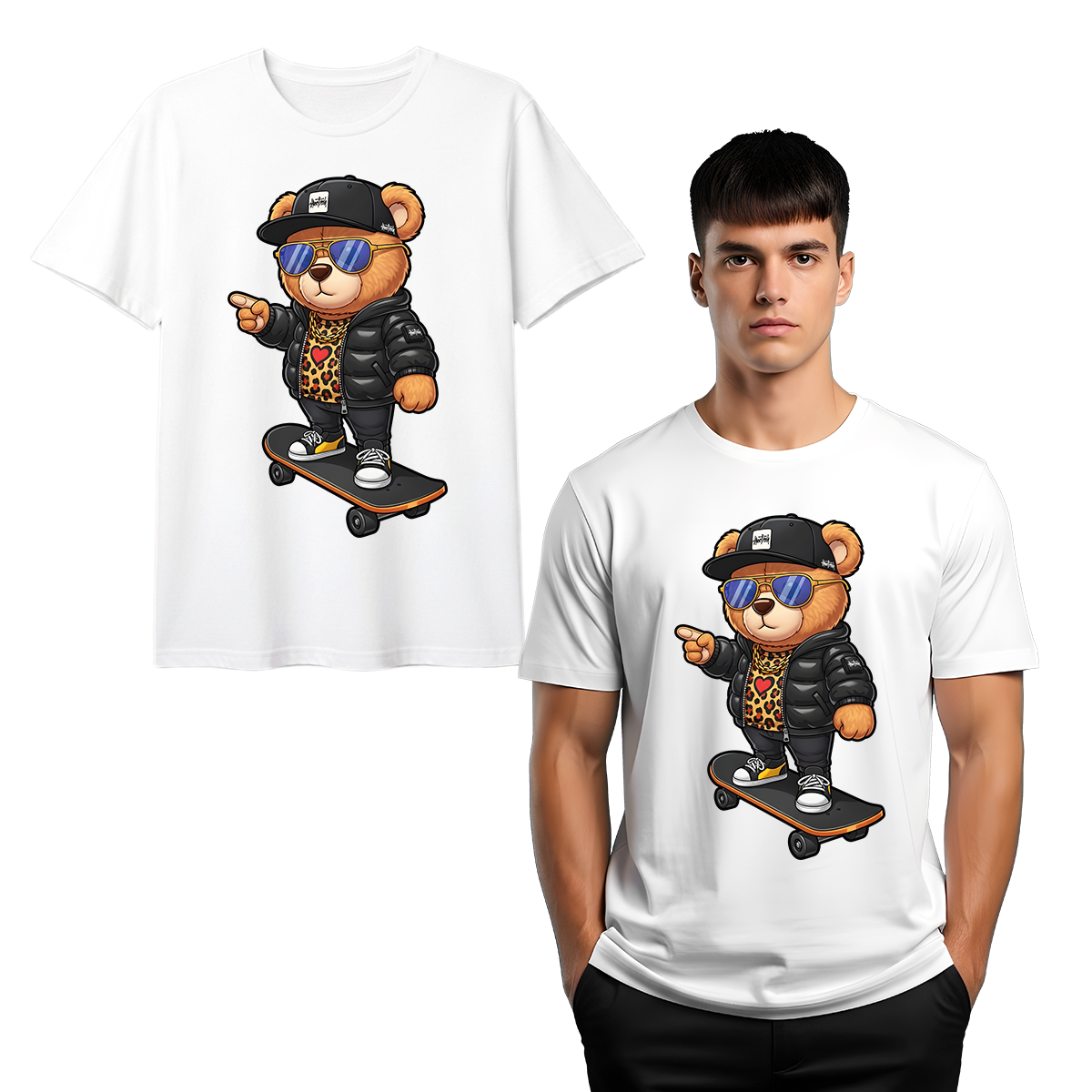 "Street Style Bear" T-shirt