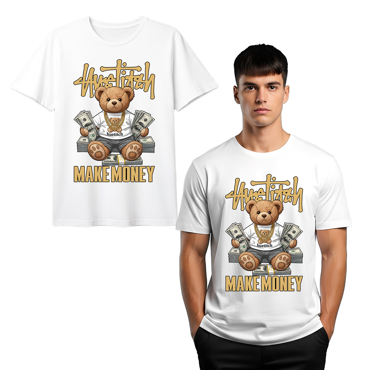 "Make Money Bear"T-shirt