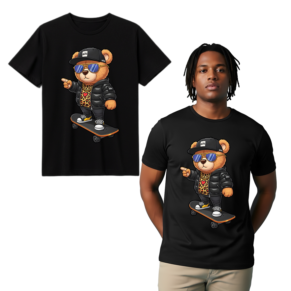 "Street Style Bear" T-shirt