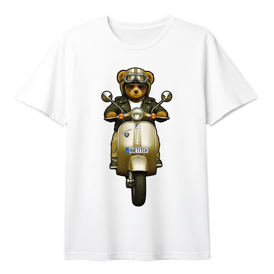 " Khaki Scooter Teddy 1" T-shirt