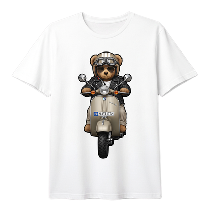 " Khaki Scooter Teddy 2" T-shirt