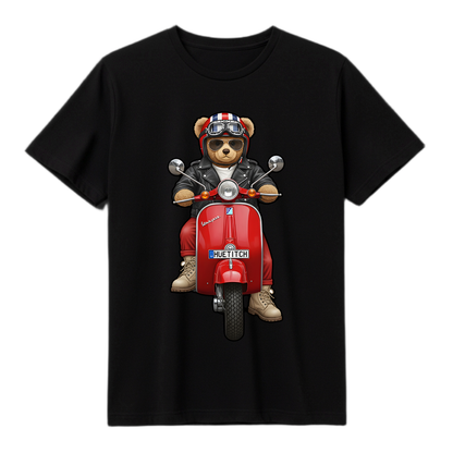 " Red Scooter Teddy 1" T-shirt