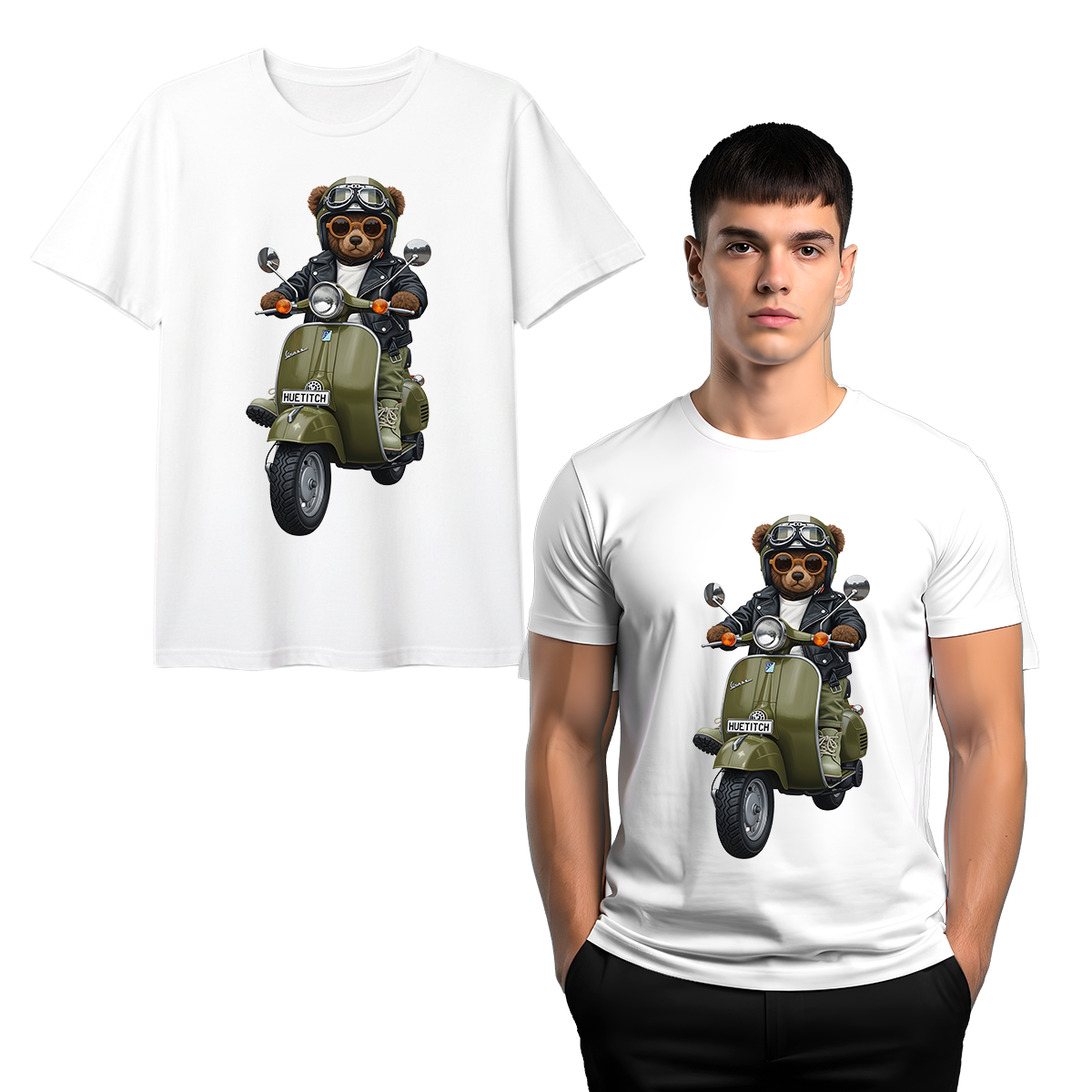 "Moto Teddy" T-shirt