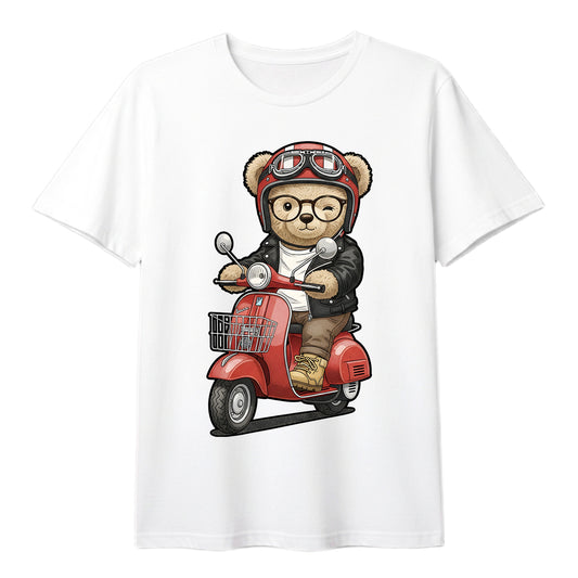 "03 Scooter Bear" T-shirt