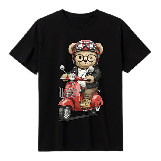 "03 Scooter Bear" T-shirt