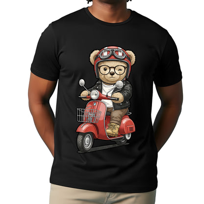 "03 Scooter Bear" T-shirt
