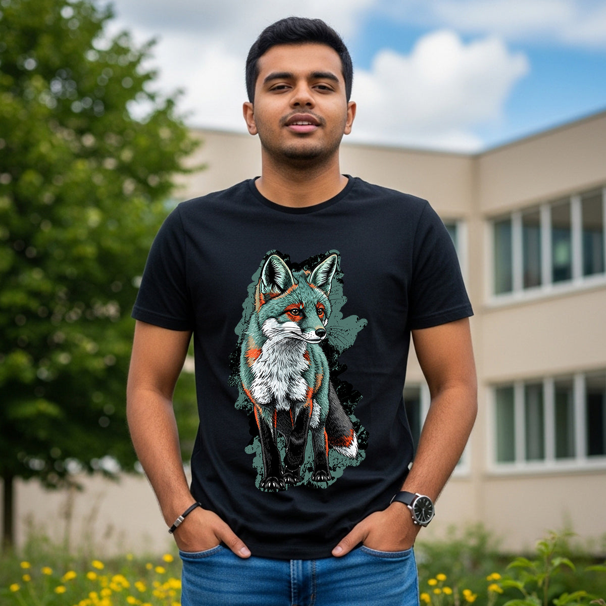 "15 Vivid Fox" T-shirt