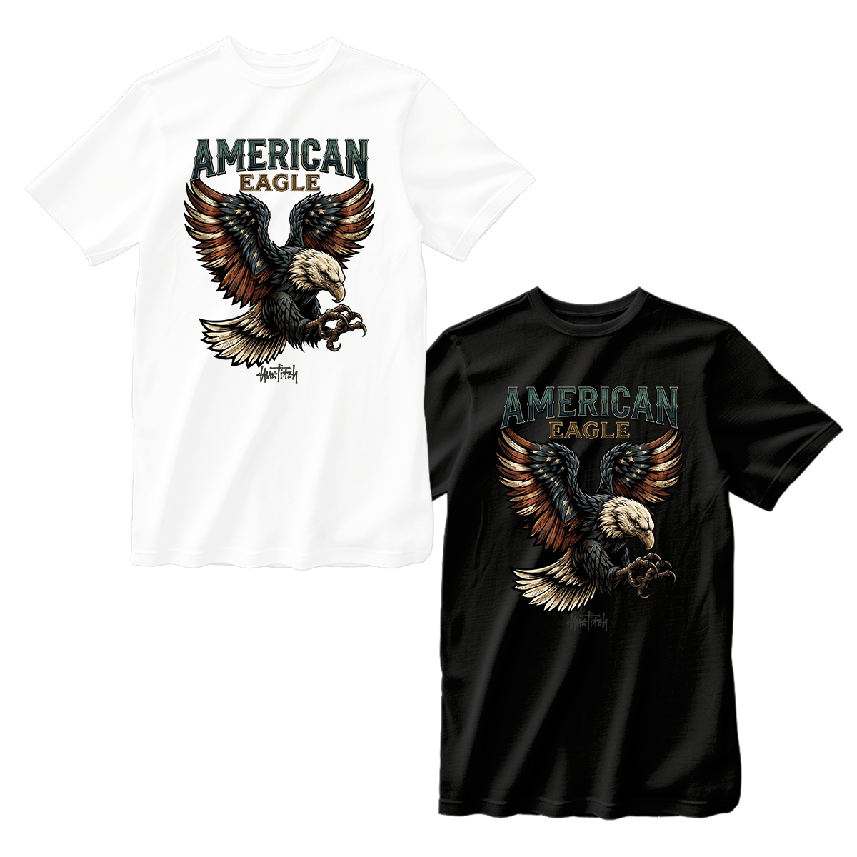 huetitch T-shirt bird 01-06