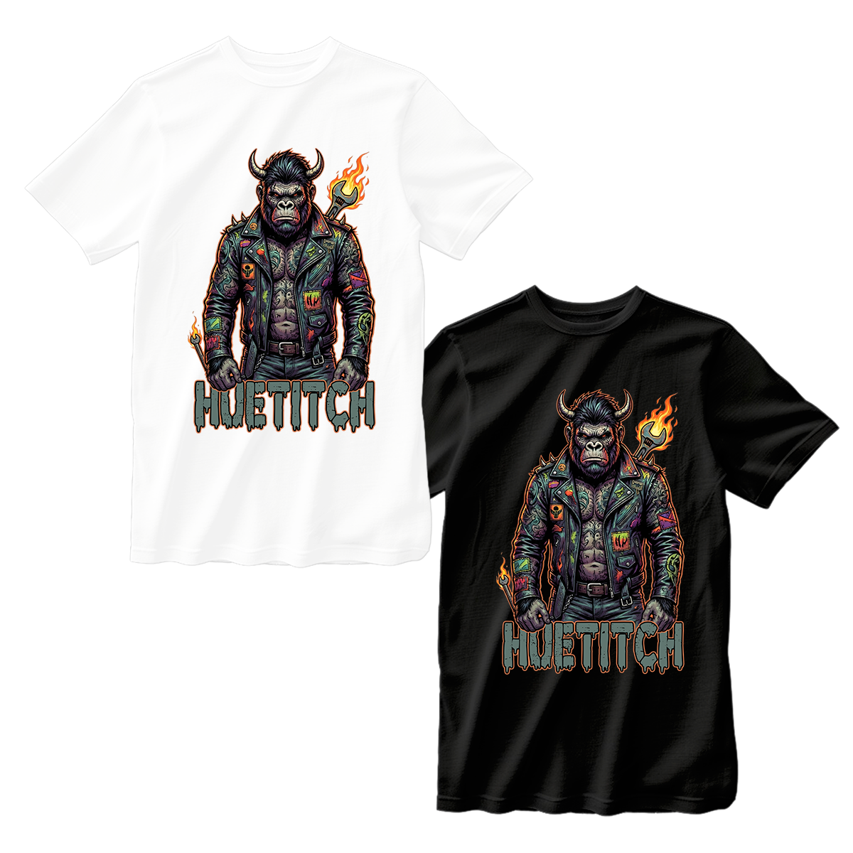 huetitch T-shirt Apes 01-03