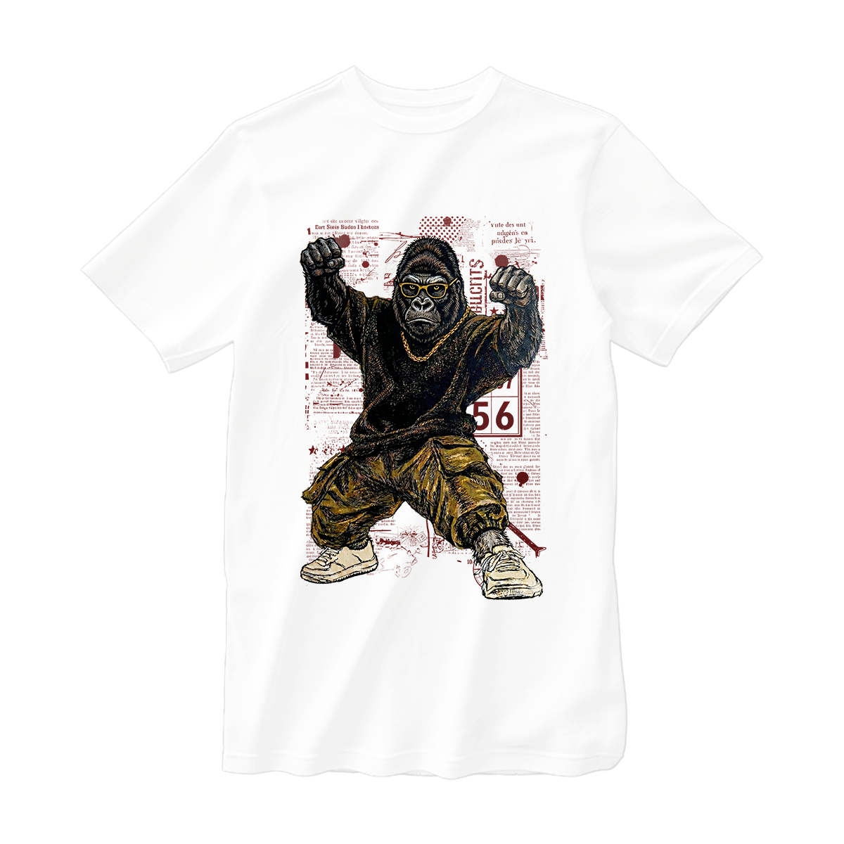 huetitch T-shirt Apes 01-04