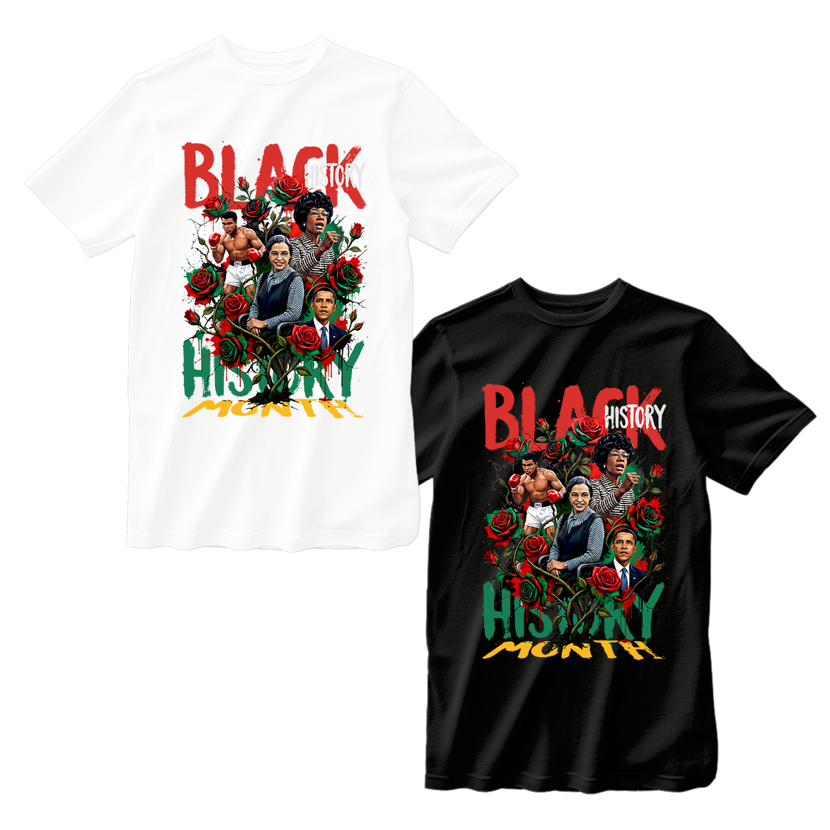 huetitch T-shirt Black History 01-06