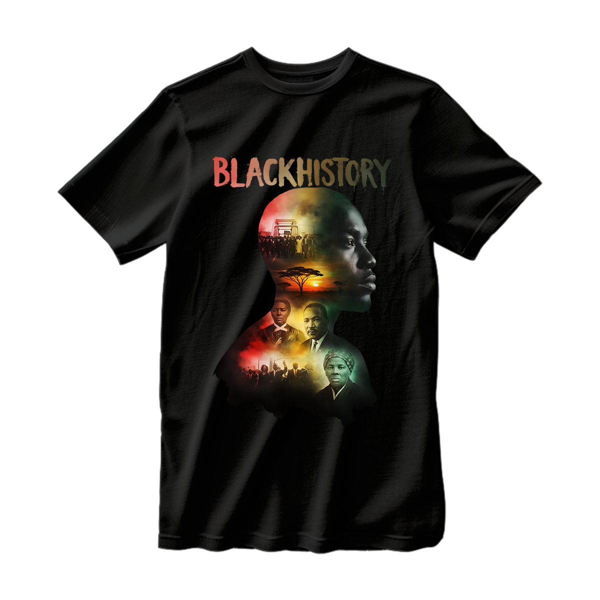 huetitch T-shirt Black History 01-07