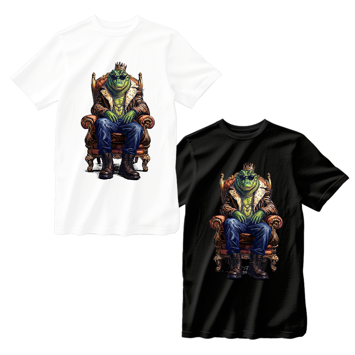huetitch T-shirt Crocodile 01-01