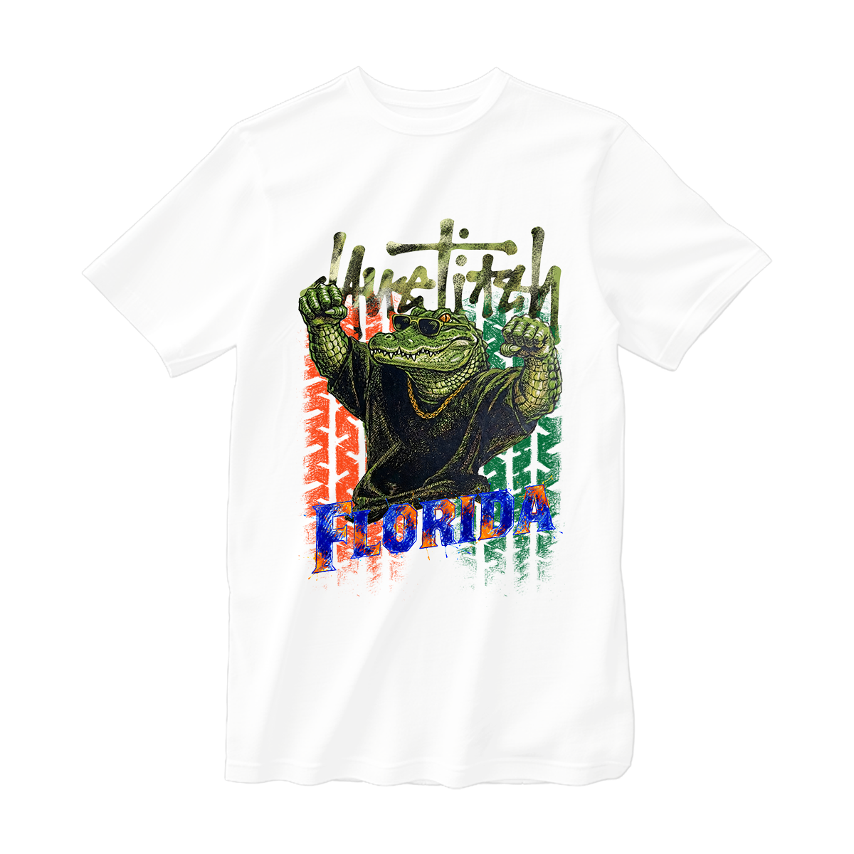 huetitch T-shirt Crocodile 01-02